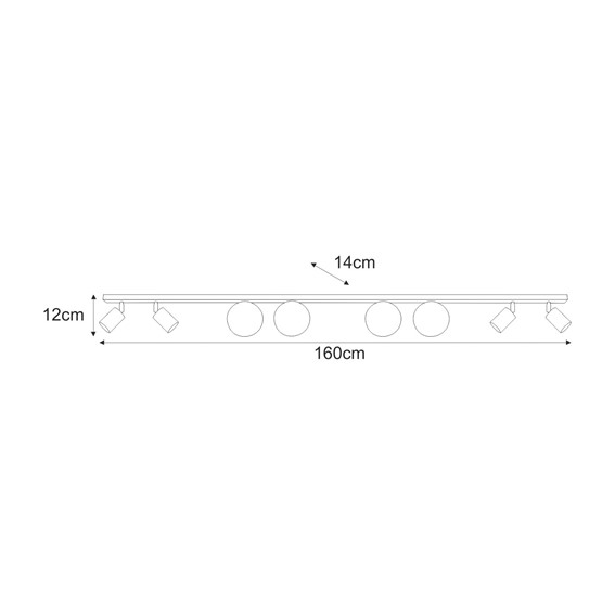 Lampa Sufitowa ANDI K-5498 Biały