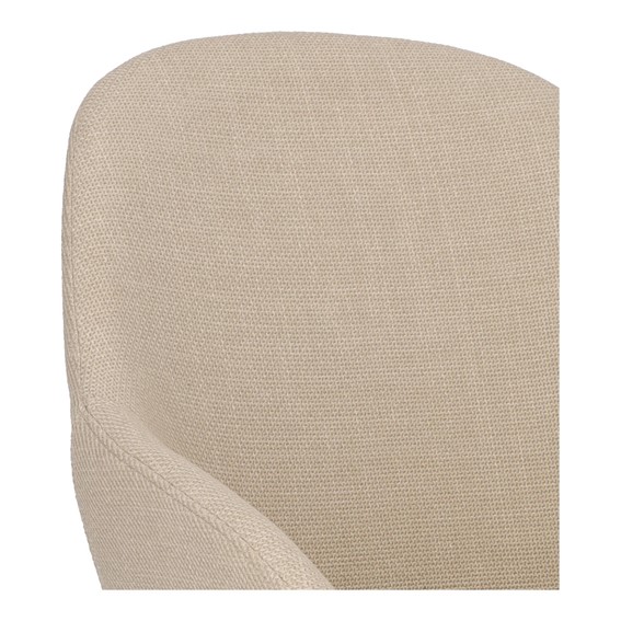 Krzesło NELS Czarne Nogi Beżowy