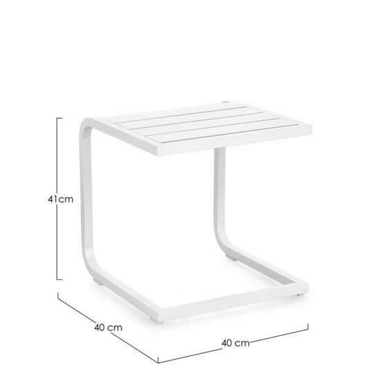 Stolik Ogrodowy TAYLOR fi40 Biały