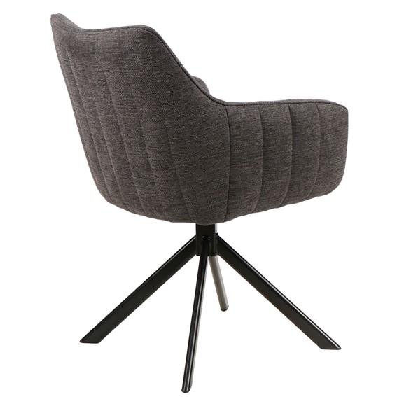 Krzesło AZALIA Brego Czarny/Ciemny Szary 18