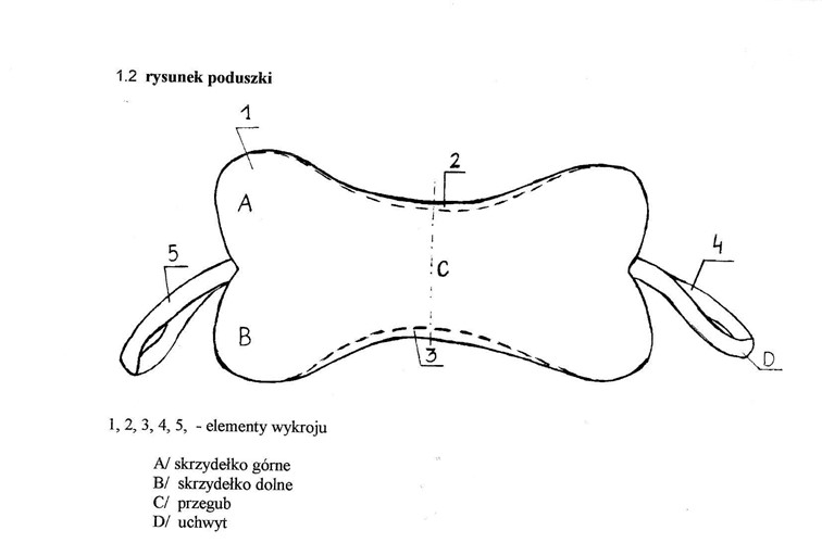 Poduszka Ortopedyczna ORT BUTTERFLY Magnetyczna