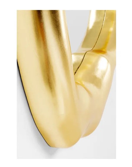 Lustro Ścienne HOLOGRAM 117x68 cm Złote