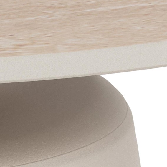 Stolik SANTORINI fi70 Beżowy