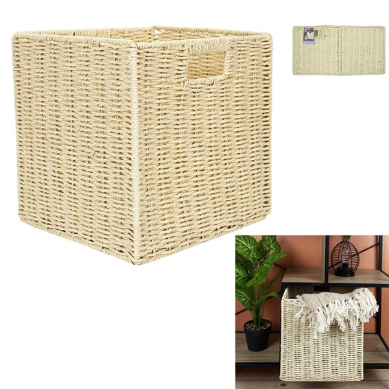 Pudełko/Kosz do Regału Pleciony