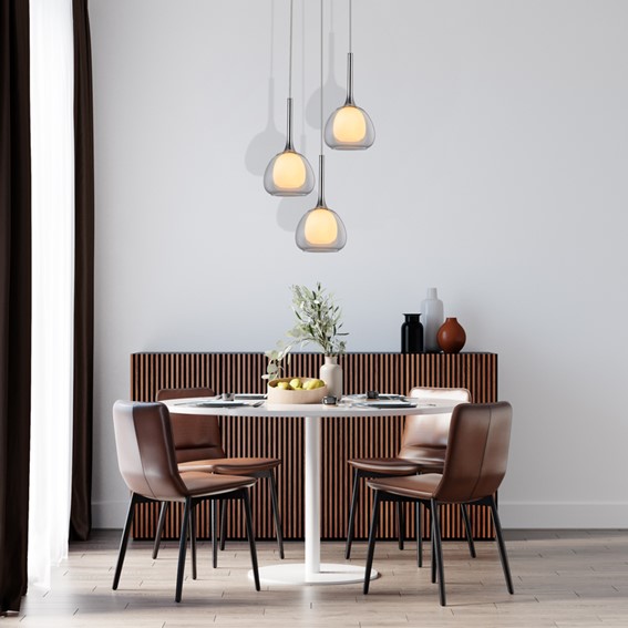 Lampa Wisząca ANASTASI 1L Chromowany