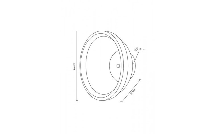 Lampa Ścienna FARO Miedziany
