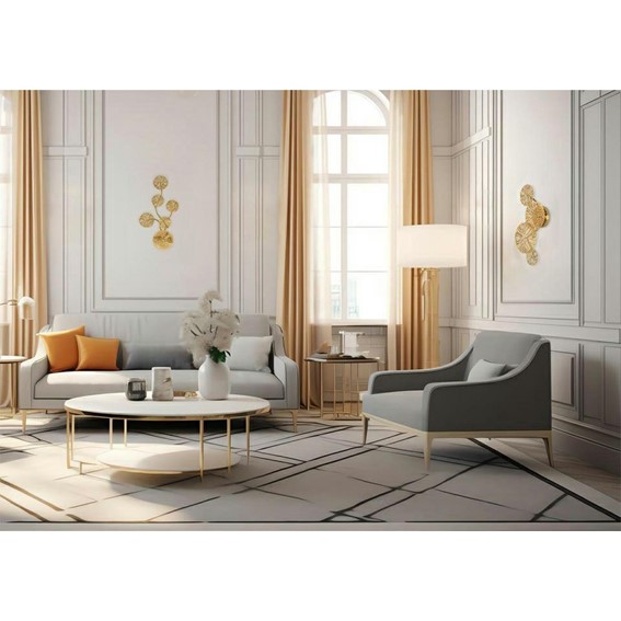 Lampa Ścienna LIRIO 6 Złoty