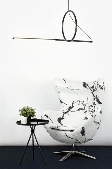 Lampa wisząca STICK - LED, metal, akryl