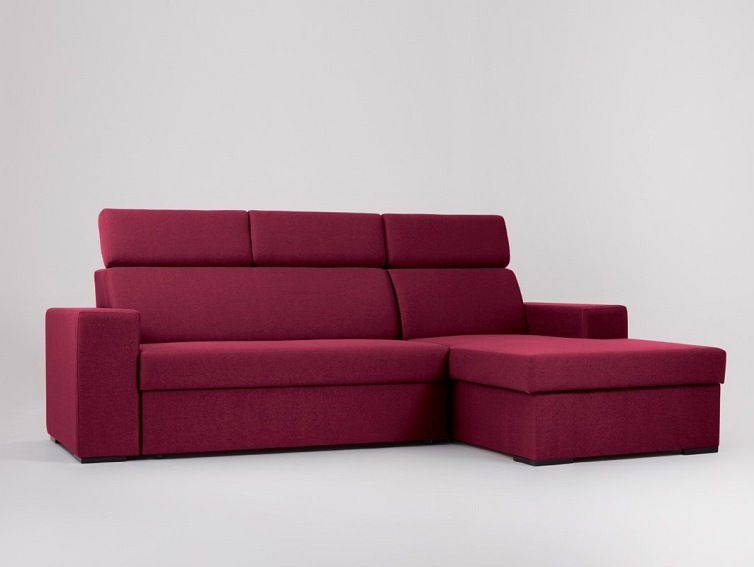 Narożnik Rozkładany Atlantica P 250x160 Landrynkowy Róż/Orzech