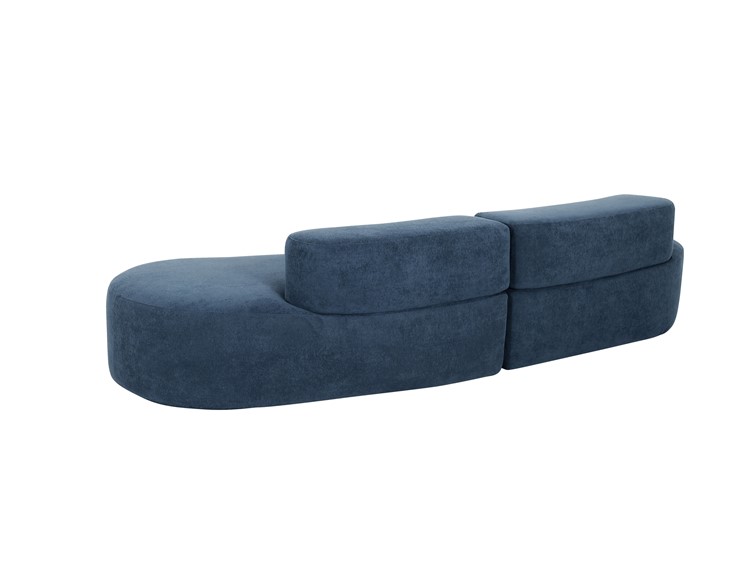 Sofa NUA N75-8 Granatowy