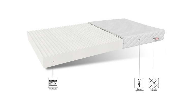 Materac PICCHI 70x140 Mikrofibra