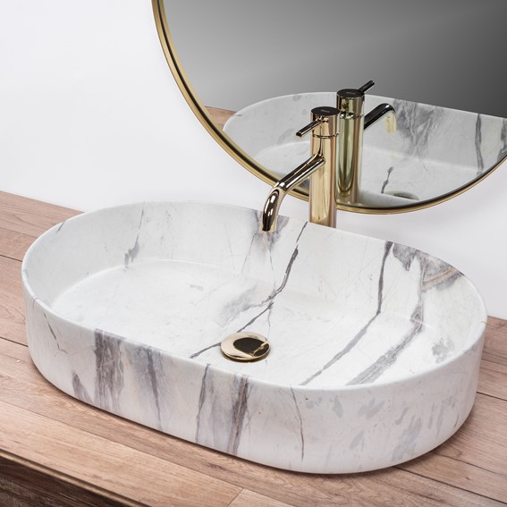 Umywalka Nablatowa NADIA 60 Piaskowy