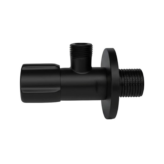 Zawór Kątowy 02 1/2" x 3/8" Czarny