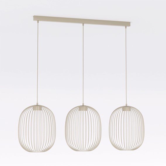 Lampa Wisząca MANTRA 3 Beżowy
