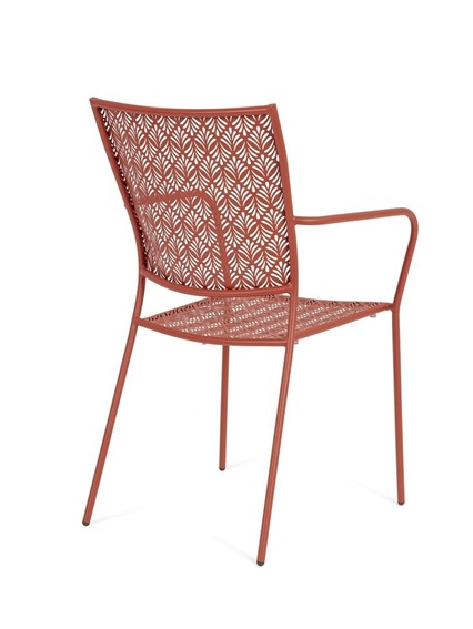 Krzesło Ogrodowe LIZETTE Czerwony