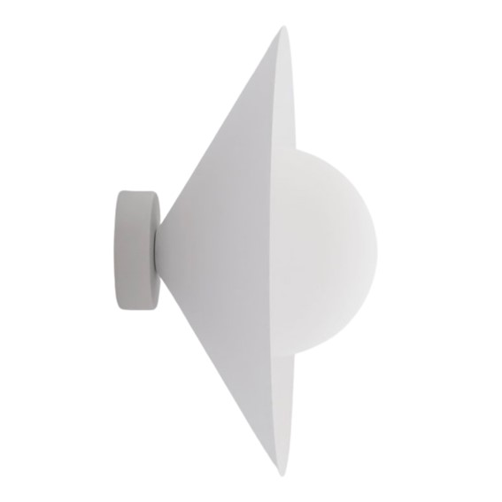 Kinkiet MONO K1S Biały/Opal