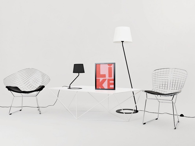 Lampa Stołowa Shade Table 15x35x40 Czarny