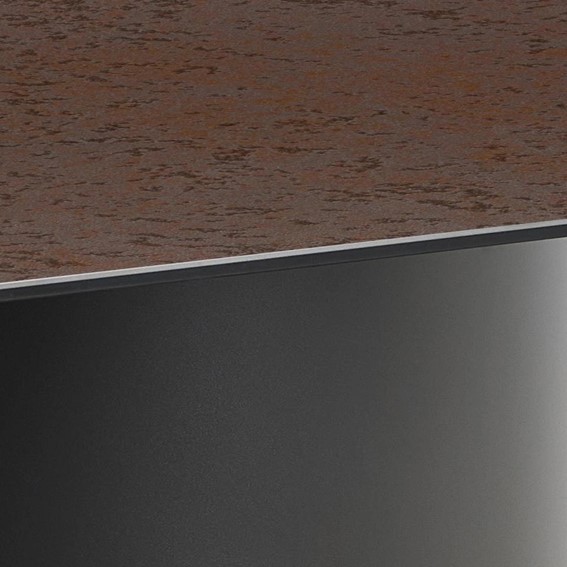 Stół MARBELLA 200x100 Czarny/Brązowy