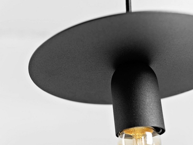 Lampa wisząca SKIVA M – czarny