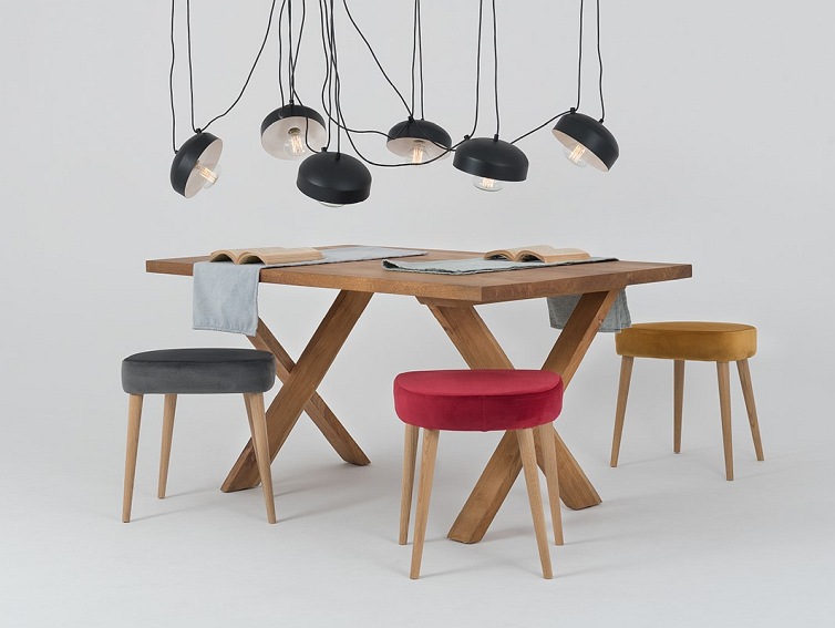 Lampa wisząca POPO FLAT 6 – czarny