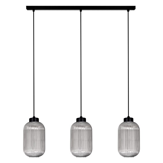 Lampa Wisząca SILVA K-5754 Grafitowy/Czarny