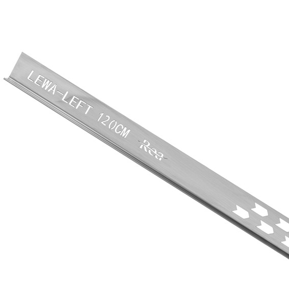 Listwa Spadkowa Brodzikowa Lewa 120cm Nikiel Szczotkowany