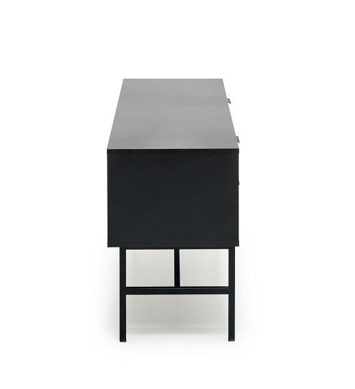 Szafka Murano RTV-1 40x150x61 Dąb Artisan/Czarny