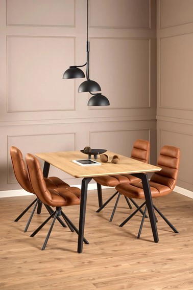 Krzesło MILFORD Brązowy