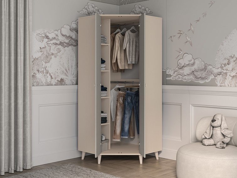 Szafa MEVEL 01 Beżowy/Szary