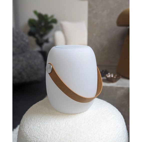 Lampa LED CARDIFF z Głośnikiem Bluetooth Biały