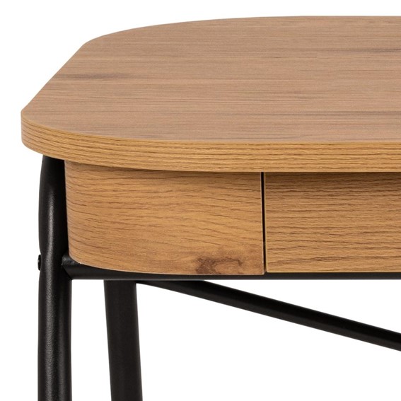 Biurko BLUETON Czarny/Dąb