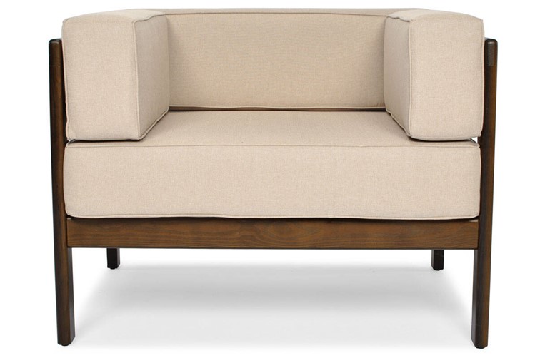 Fotel Ogrodowy EDEN Brązowy/Beżowy