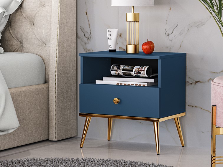 Szafka nocna MARINE 06 Błękit Ciemny