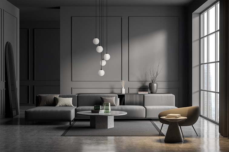 Lampa Wisząca ASPEN K-5551 Czarny/Biały