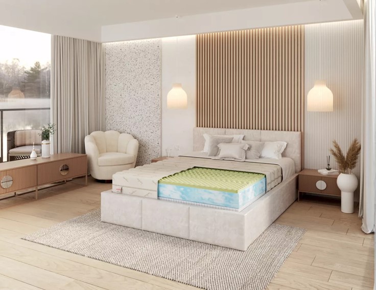 Materac MARINA 180x200 Bamboo