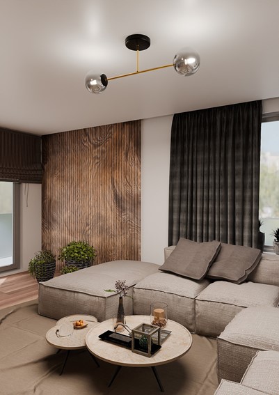 Lampa Sufitowa MAGNUM 2 Czarny/Grafitowy