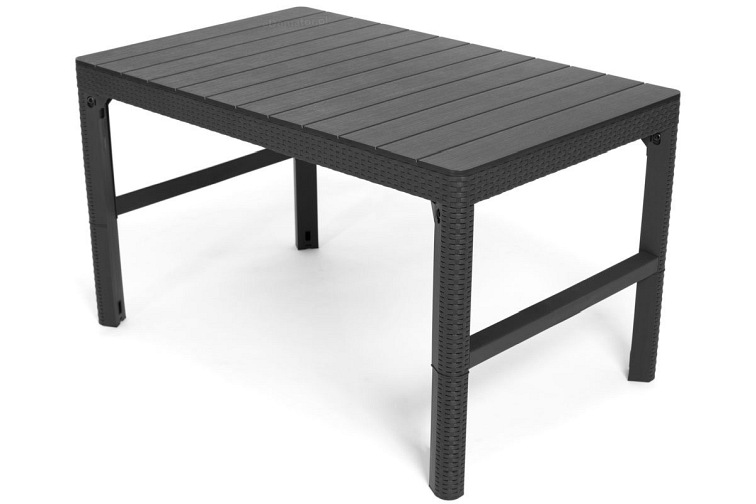 Zestaw Ogrodowy Corfu Fiesta + Lyon 6-Osobowy Grafit