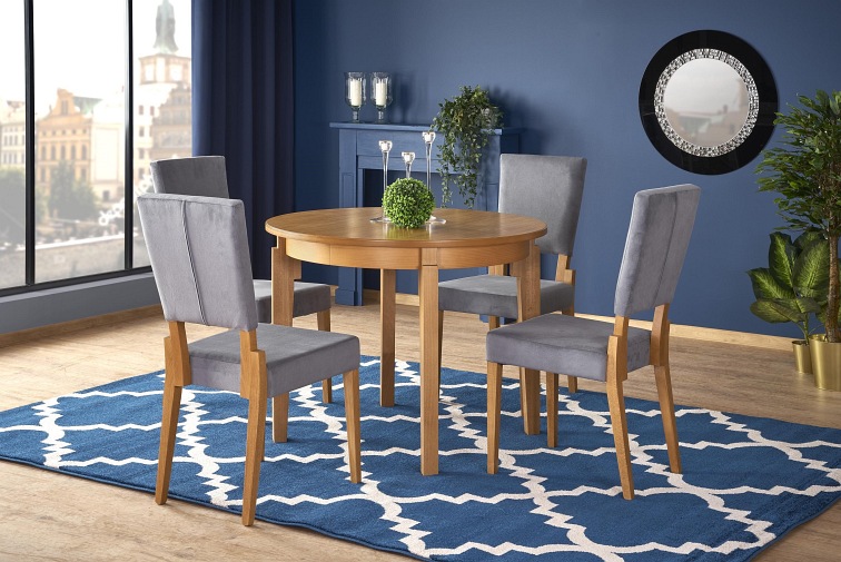 Stół Rozkładany SORBUS (100-200)x100 Dąb Miodowy