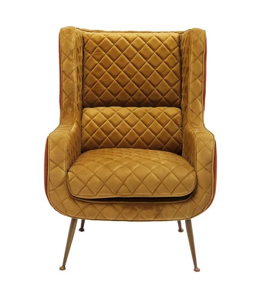 Fotel NONNA Brązowy