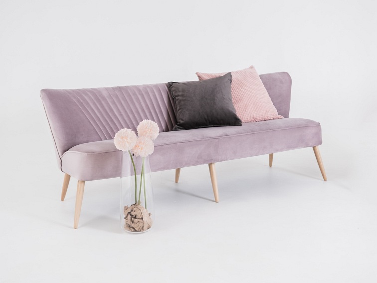 Sofa 3 os. Harry 180x65x72 Owoc Lychee/Naturalny