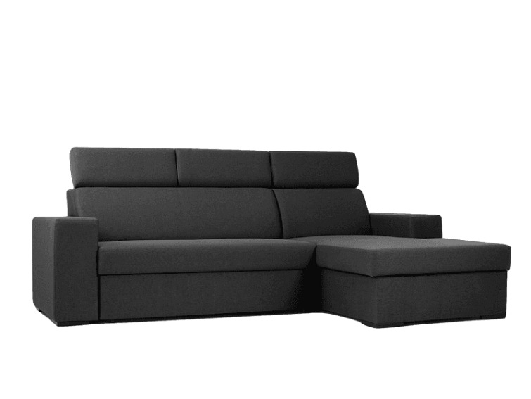 Narożnik Rozkładany Atlantica P 250x160 Karbon/Orzech