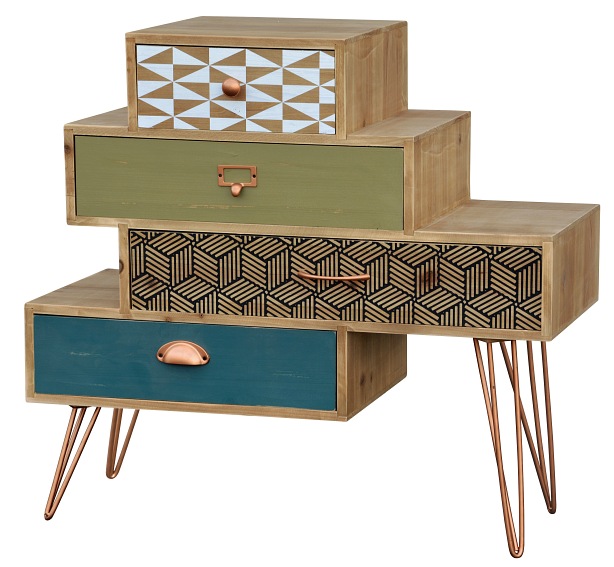 Komoda PORTOFINO 039 35x80x75 Brązowy