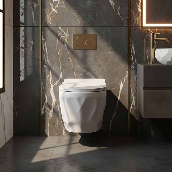 Misa WC Podwieszana GUSTAVO RIMLESS Biały