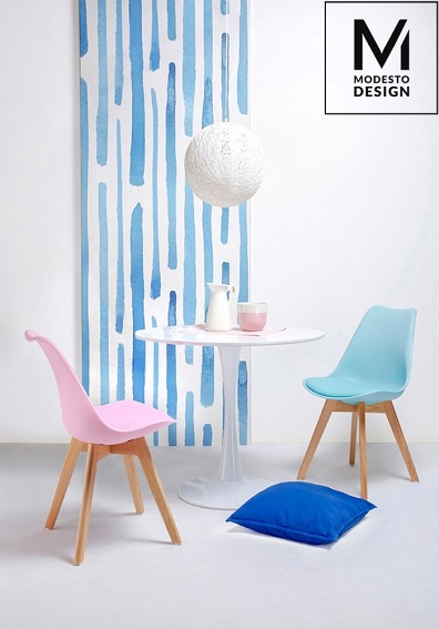 Stół Okrągły MODESTO TULIP FI90 Biały