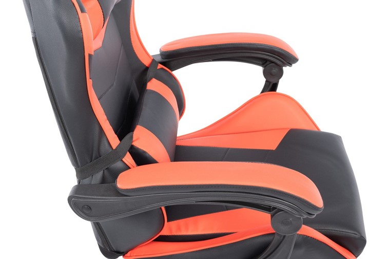 Fotel Gamingowy GRIZZLY RACE Czerwony/Czarny