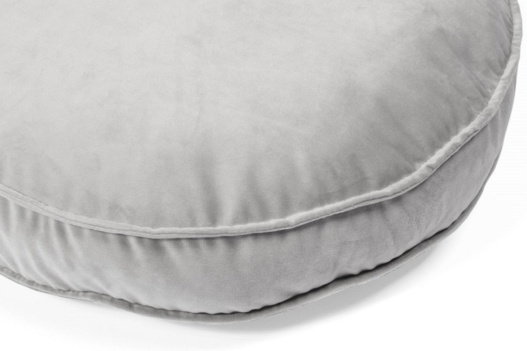 Okrągła Poduszka fi 50cm Szary