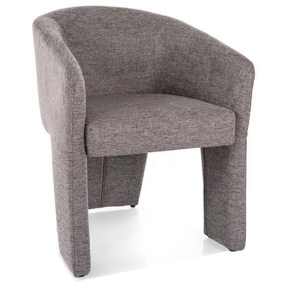 Fotel NELLY Brego Szary/Czarny Mat