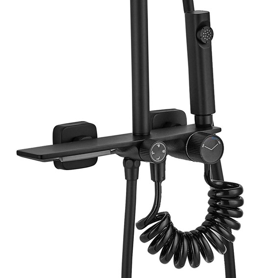 Zestaw Natryskowy HELIX Czarny