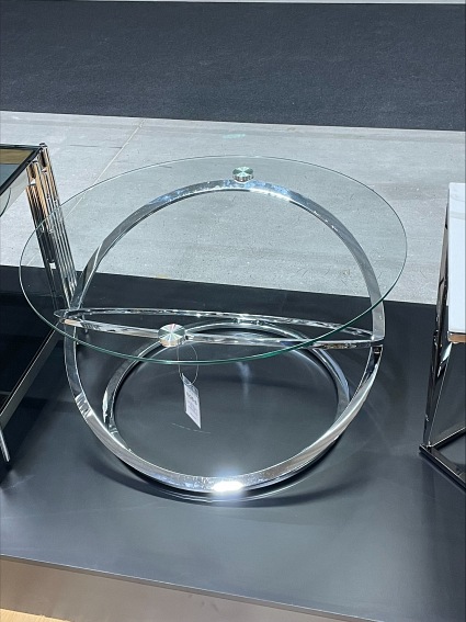 Ława EOS B fi80 Transparentny/Chrom