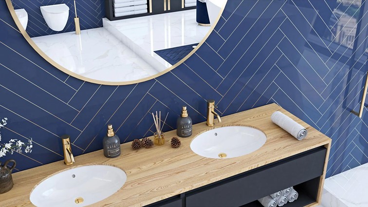 Umywalka Podblatowa NEL Biały